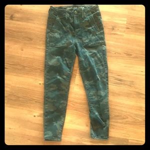 American Eagle high rise jegging crop